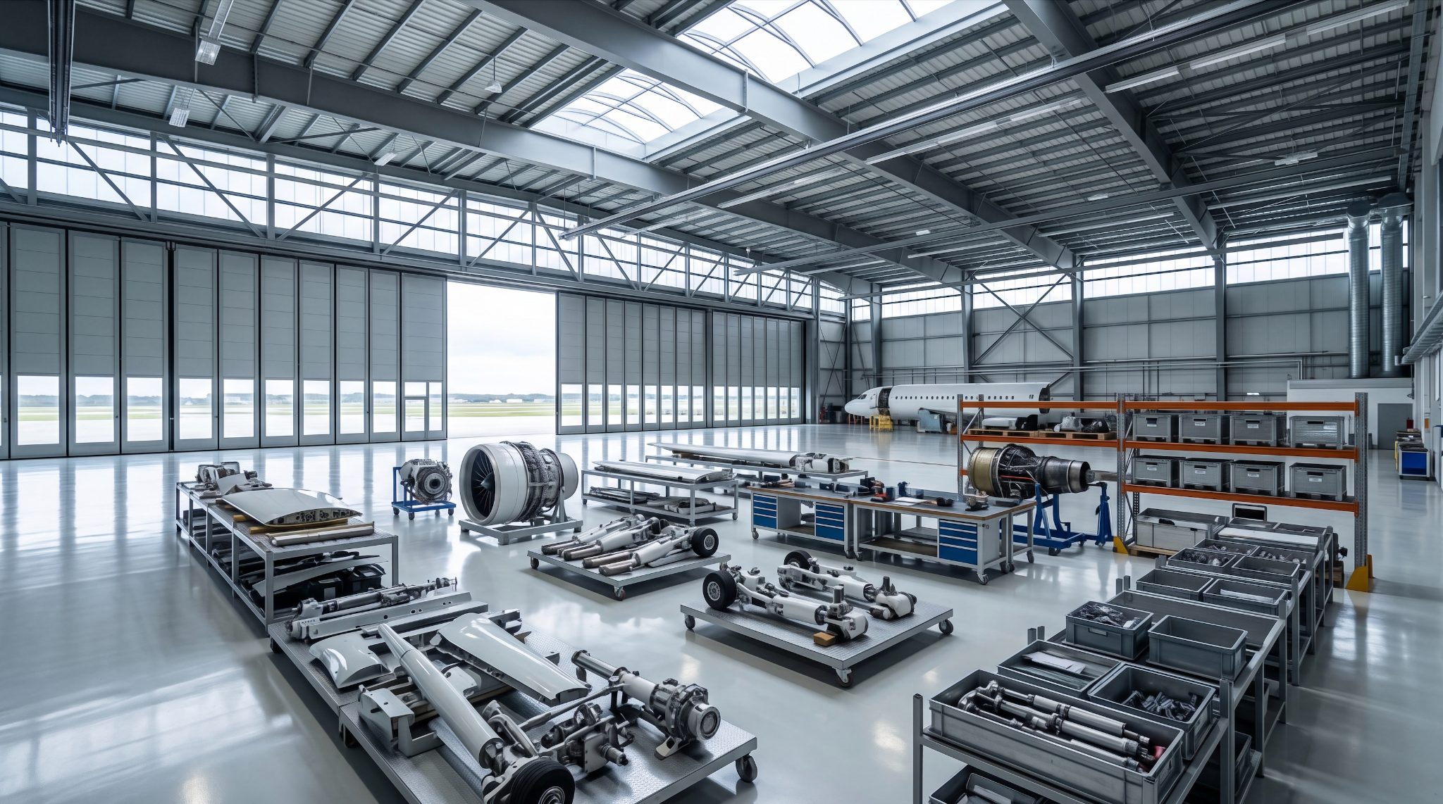 Aerospace hangar facility